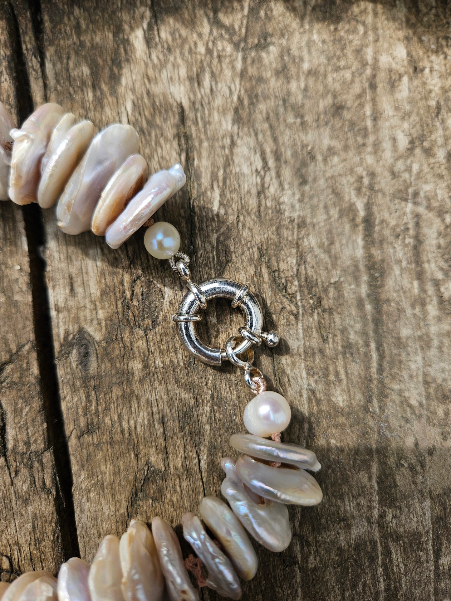 Freshwater Pearl Leopard Necklace