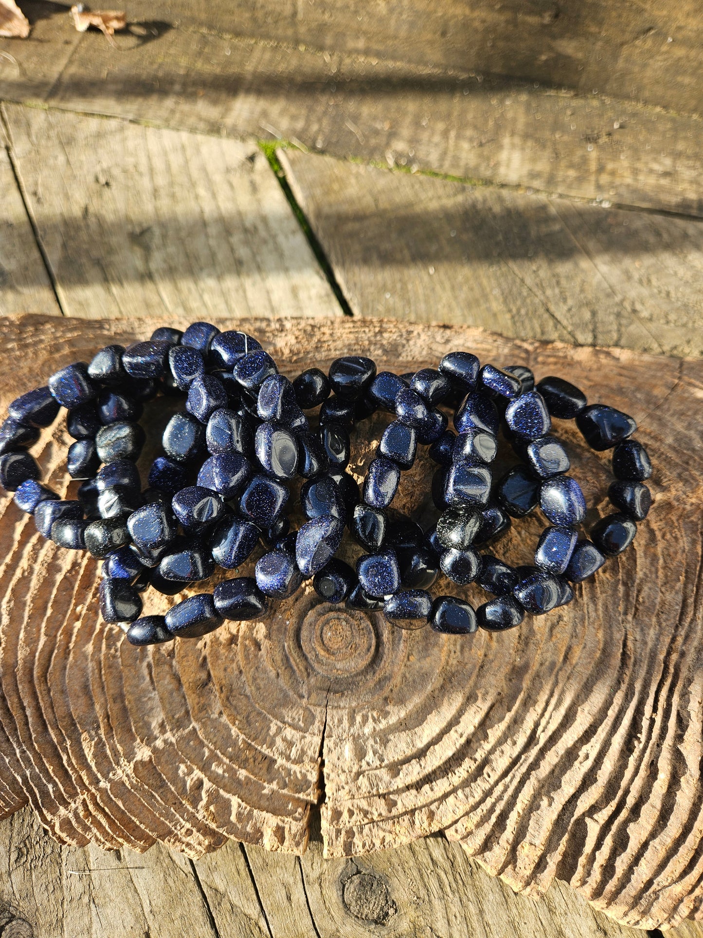 Blue Goldstone Bracelet