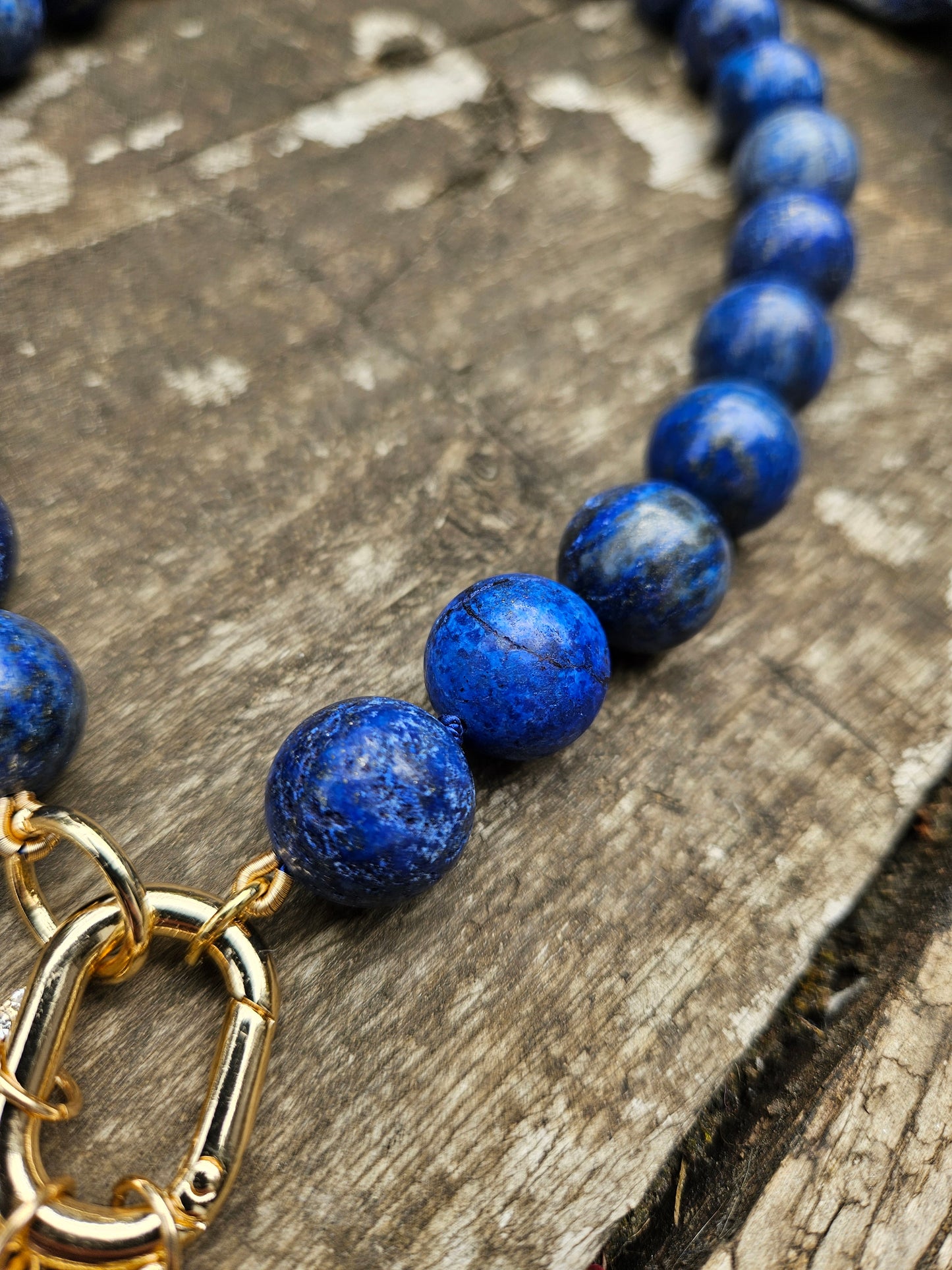 Lapis Lazuli Charm Necklace