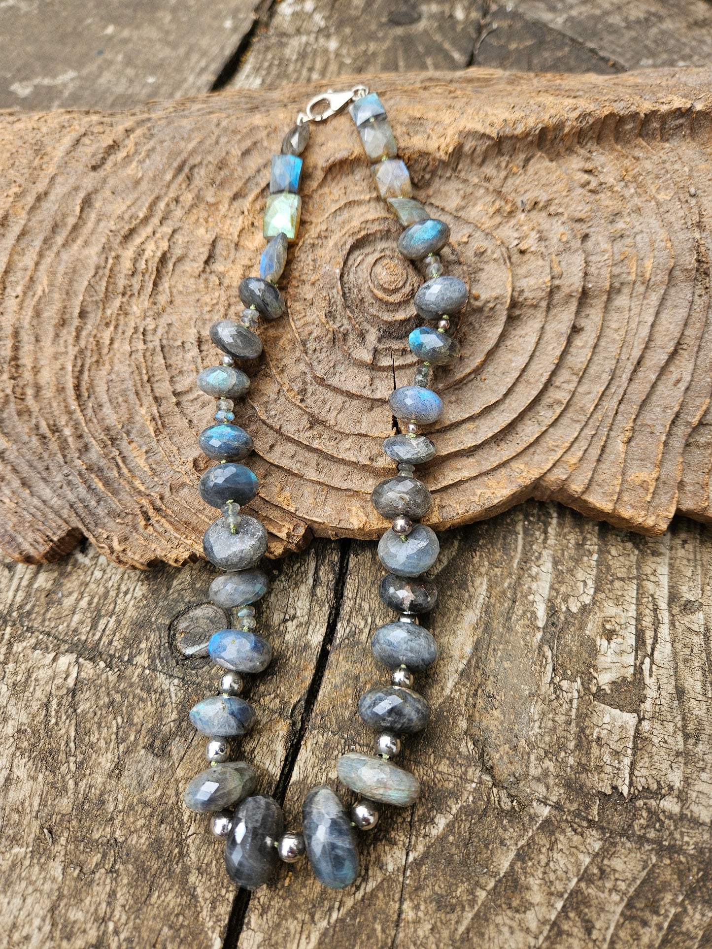 Faceted Labradorite Necklace