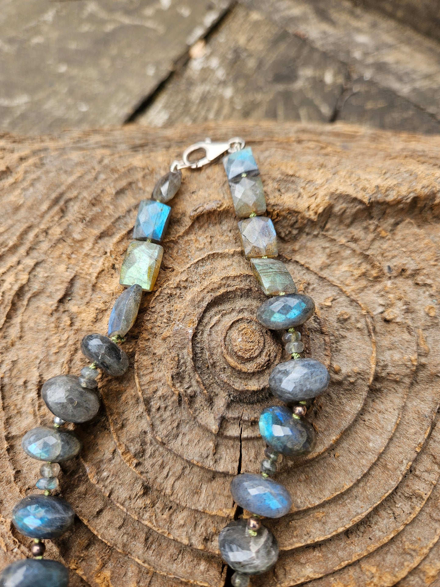 Faceted Labradorite Necklace