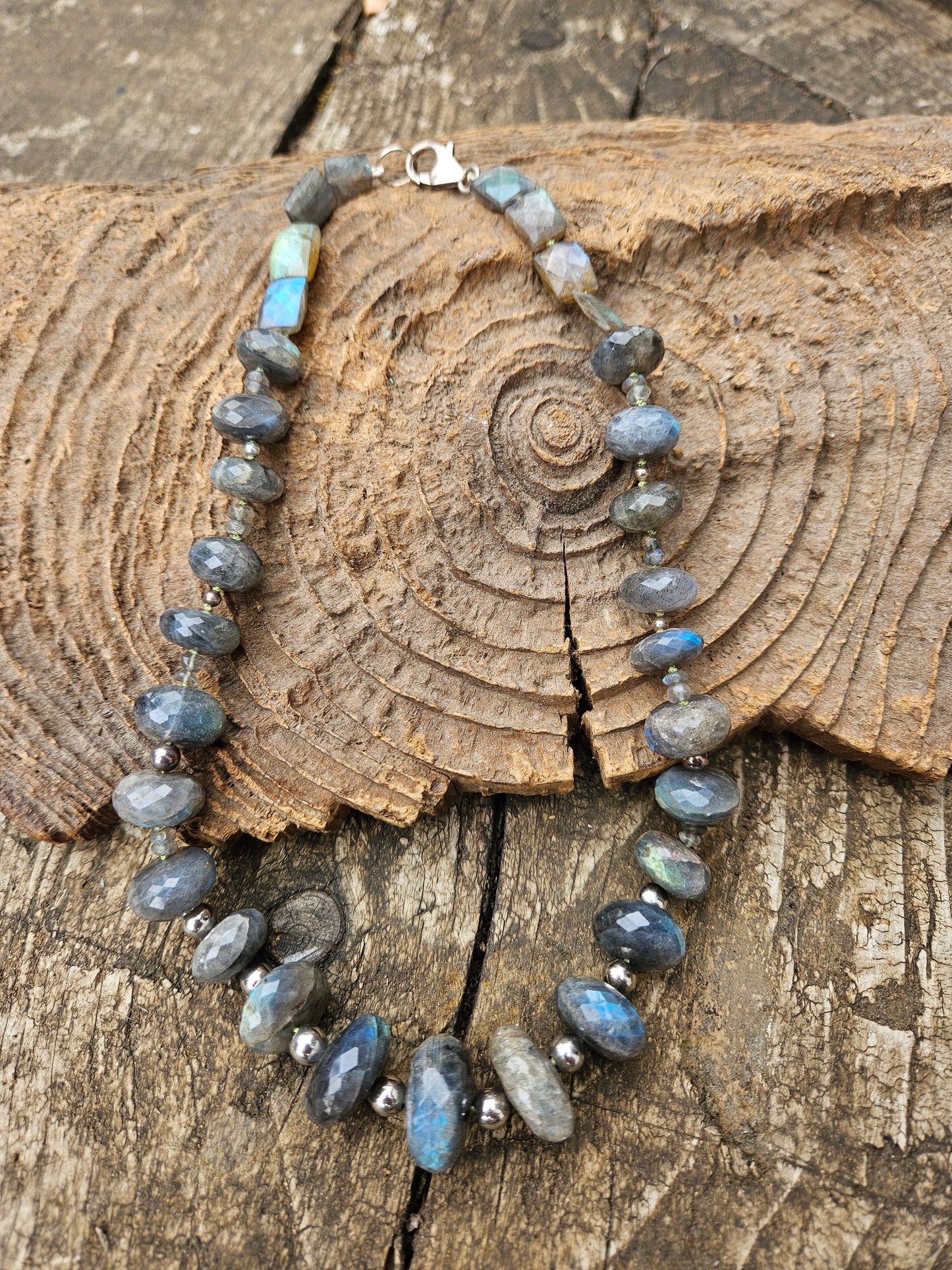 Faceted Labradorite Necklace