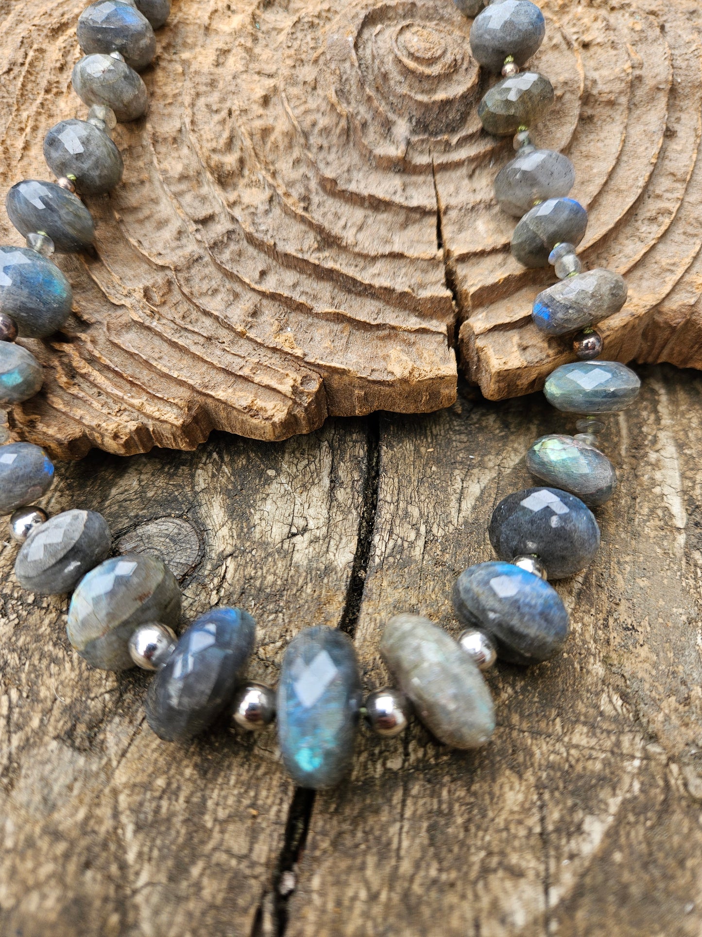 Faceted Labradorite Necklace