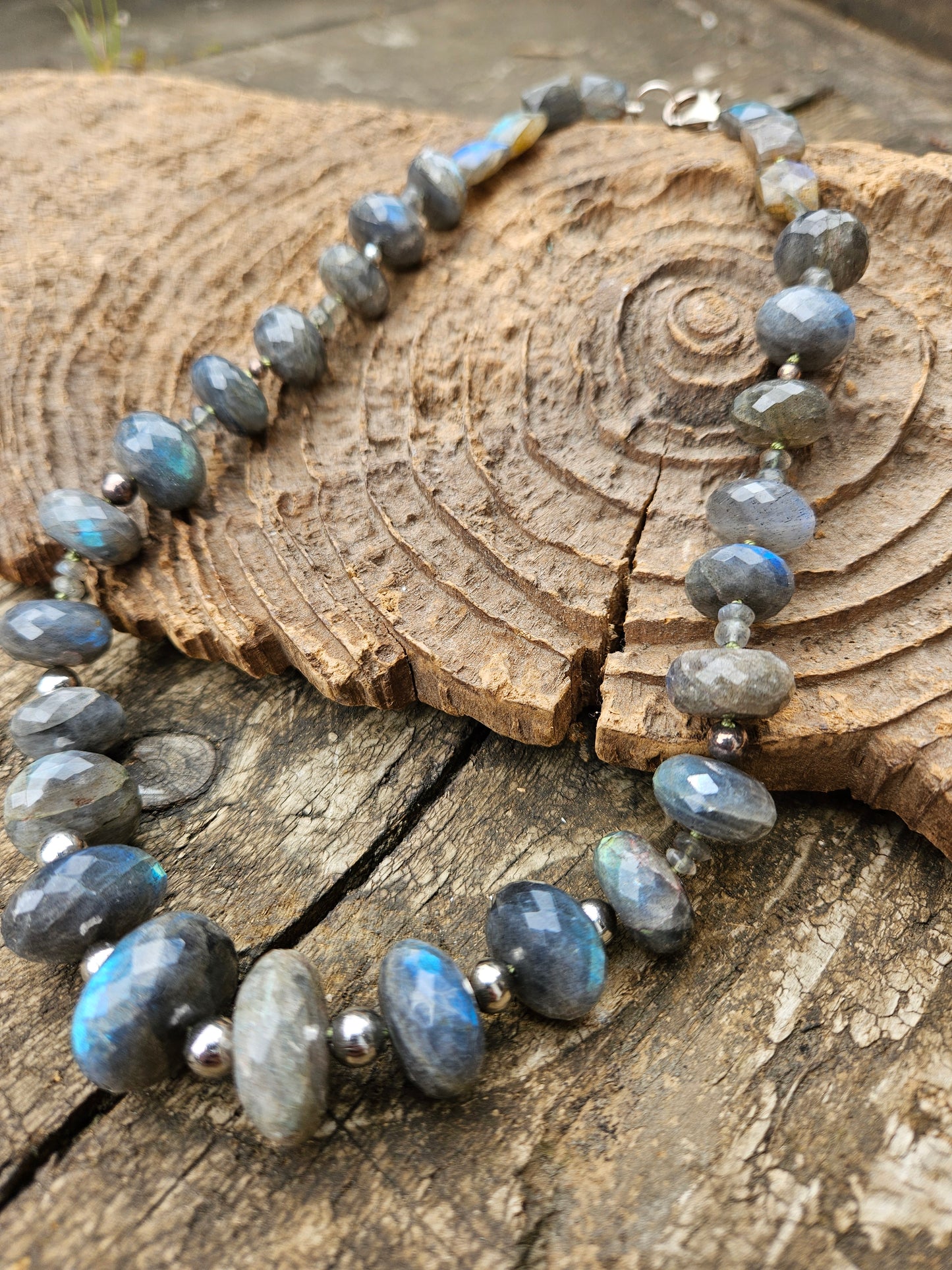 Faceted Labradorite Necklace