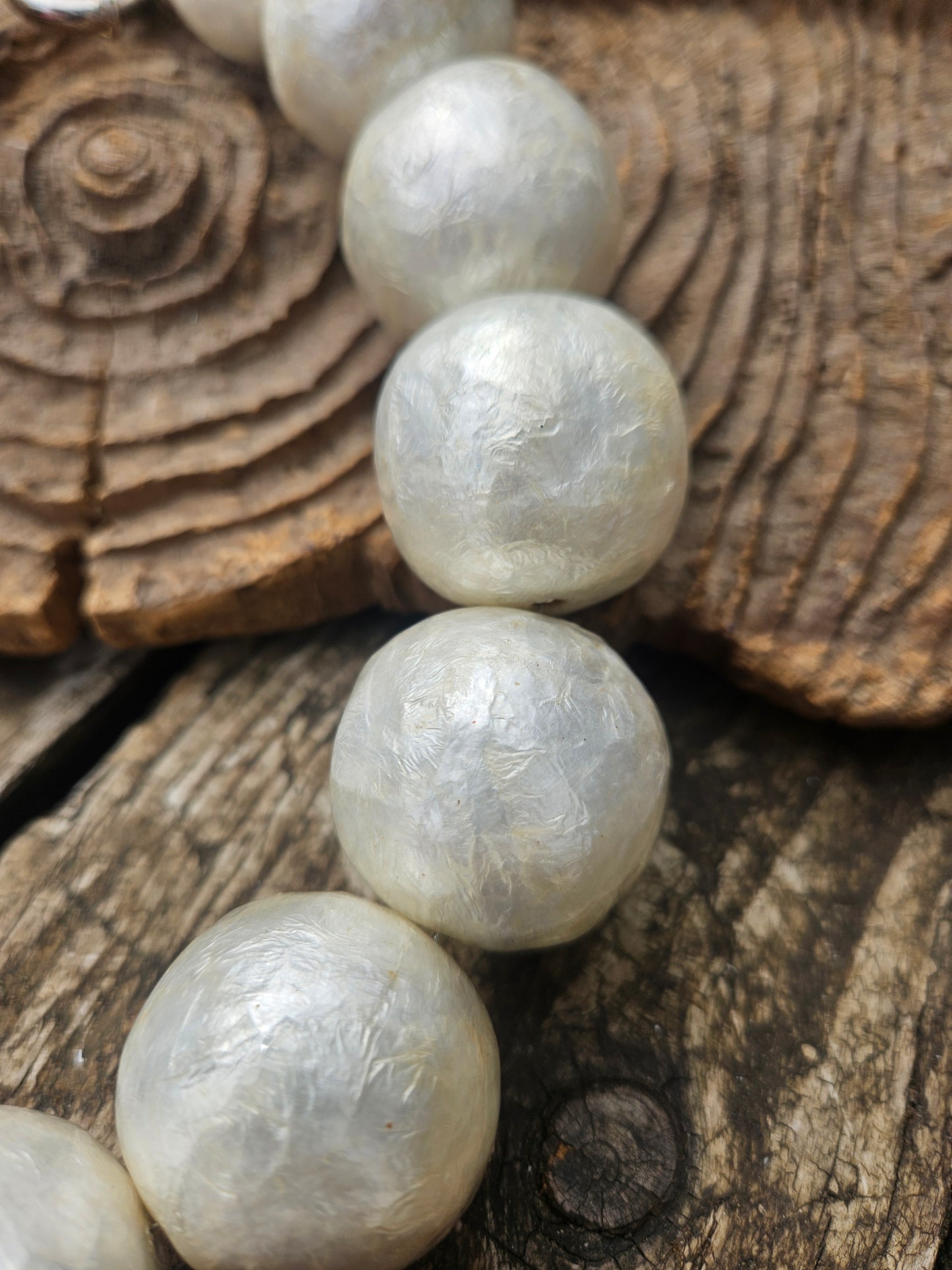 Mother of Pearl Statement Necklace