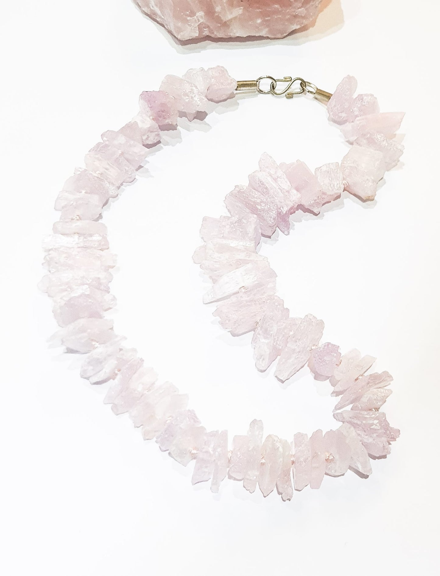 Rough Kunzite Necklace