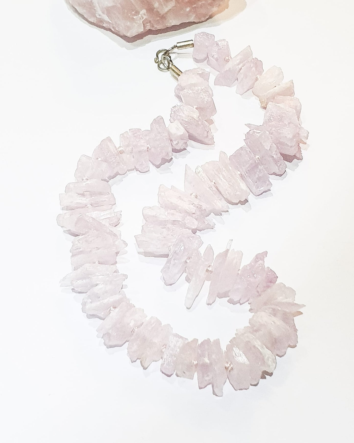 Rough Kunzite Necklace