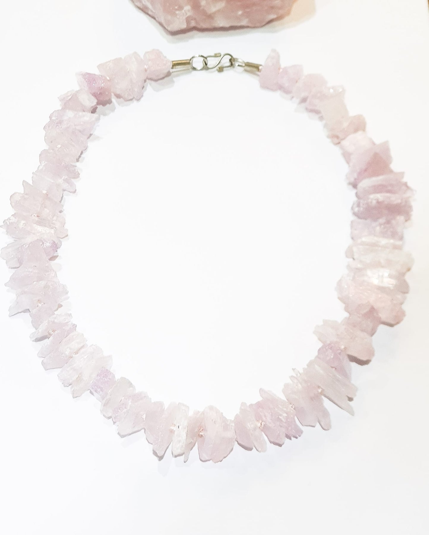 Rough Kunzite Necklace